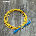 Patch Cord SC/UPC SC/UPC Monomodo 3M 3.0mm LSZH Amarillo