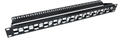 Patch panel vacío 24 puertos para redes CAT6A UTP STP Kuwes KSNTF24-C6A-B-BK