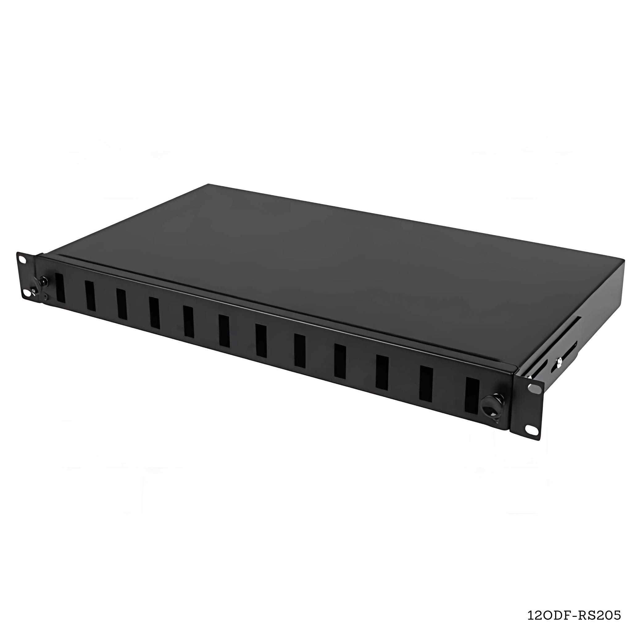 Patch panel para fibra óptica SC dúplex de 12 puertos (24 fibras)