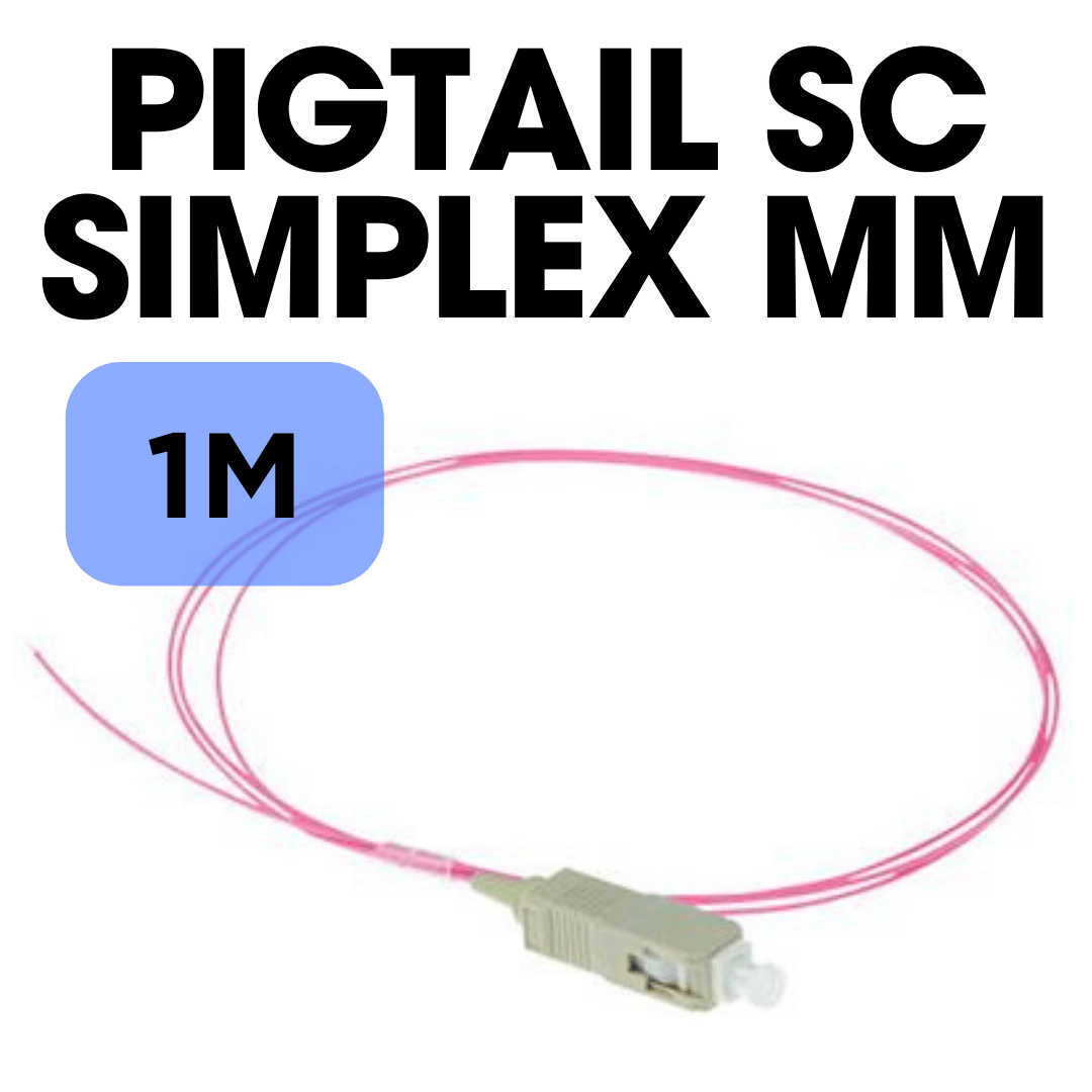 Pigtail de fibra SC simplex MM 1M Kuwes 12-OFMFMK1M - LA CASA DEL TELEFONO