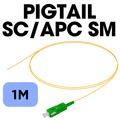 Pigtail de fibra SC/APC simplex SM 1M Kuwes 12-OUS344#1M
