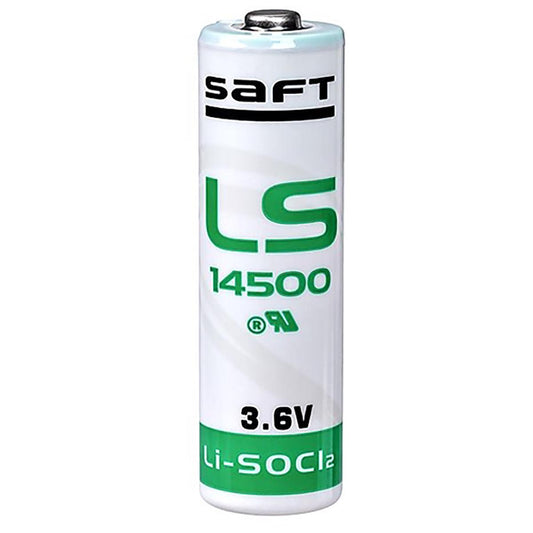 Batería litio industrial Saft LS14500 3.6V Li-SOCl2 para medidores y alarma