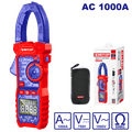 Pinza amperimétrica digital AC 1000A de doble impedancia