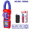 Pinza amperimétrica digital AC/DC 1000A de doble impedancia
