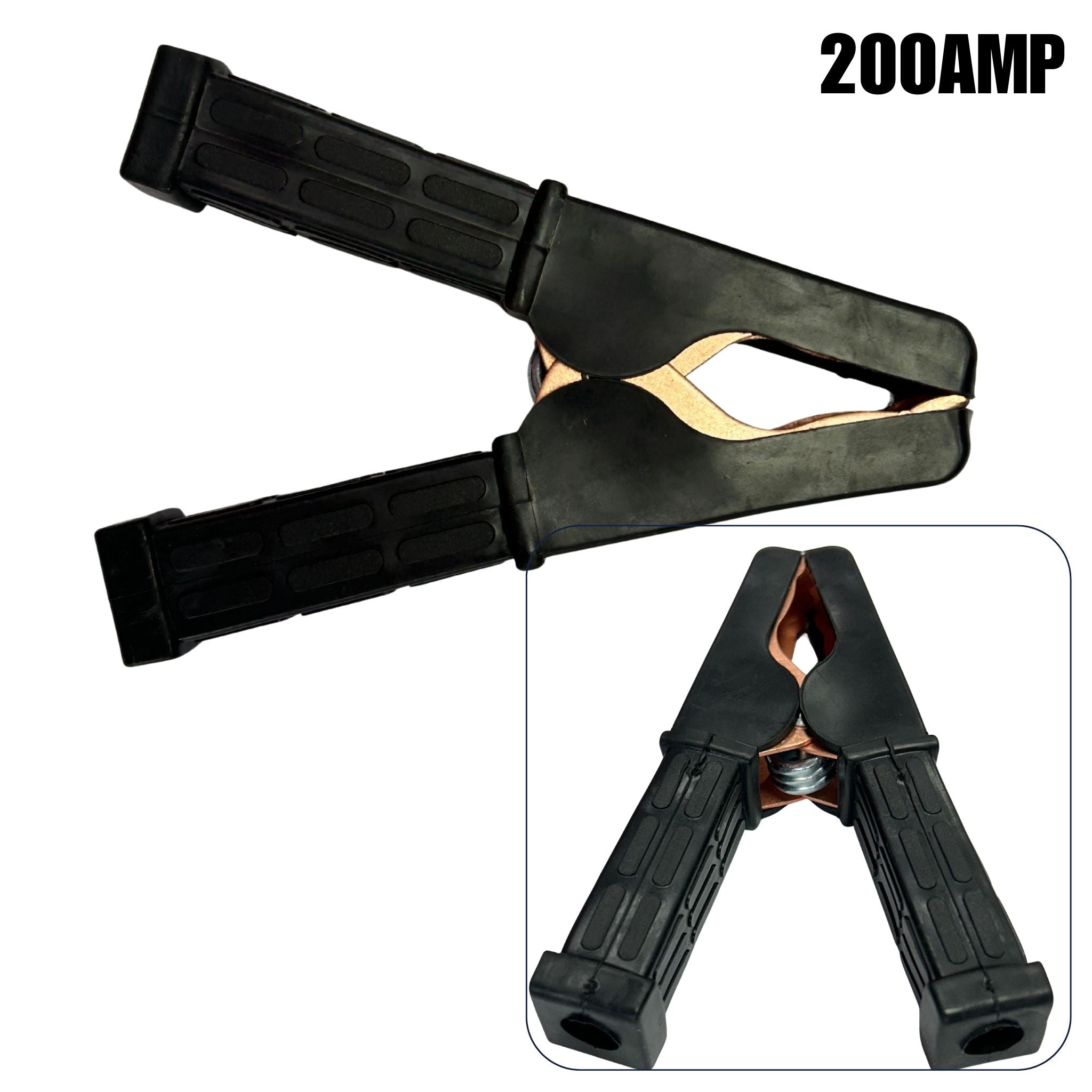 Pinza cocodrilo aislada para batería 200A negro – Miyako NB-390BC - LA CASA DEL TELEFONO