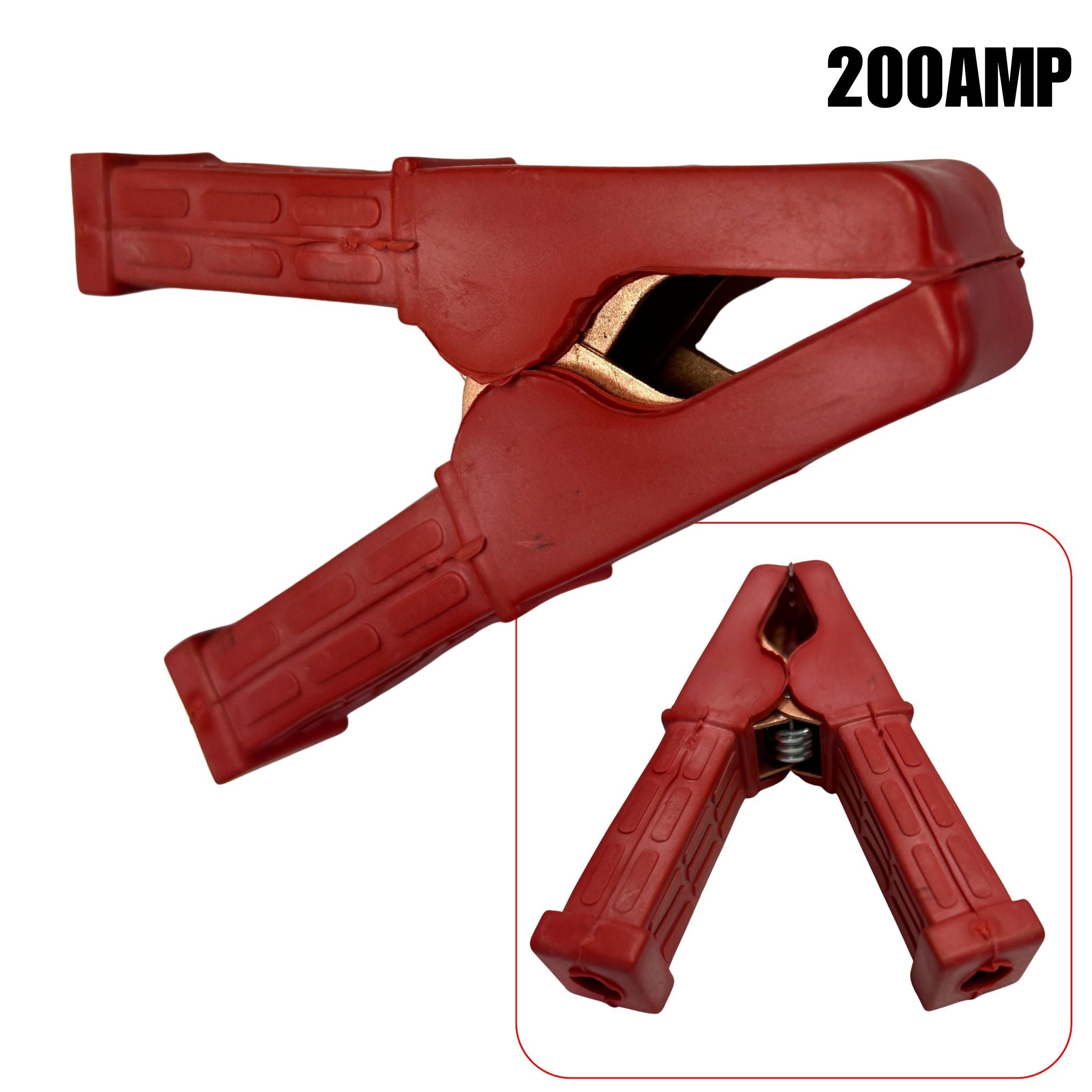 Pinza cocodrilo aislada para batería 200A rojo – Miyako NB-390RC - LA CASA DEL TELEFONO