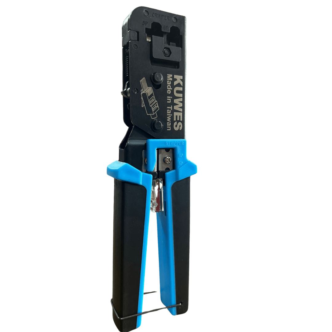 Pinza crimpadora EZ RJ45 y RJ11 RJ12 Kuwes EZ108-TL6 - LA CASA DEL TELEFONO