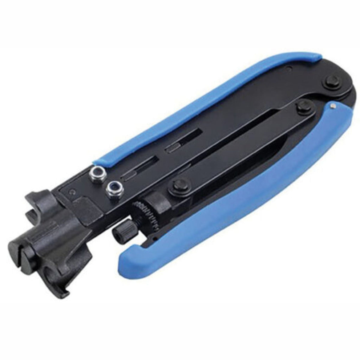 Pinza de compresión coaxial universal Miyako M-397 (RG59, RG6, RG11) - LA CASA DEL TELEFONO