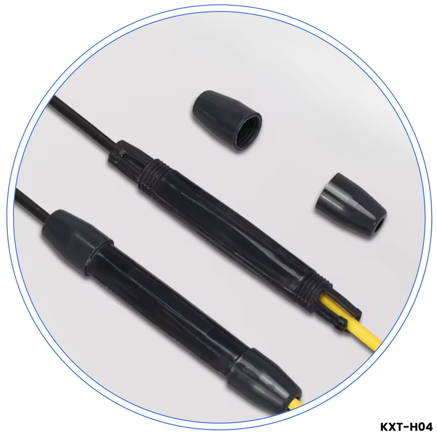 Protector empalme fibra óptica FTTH KXT-H04 72mm para manga termorretráctil 