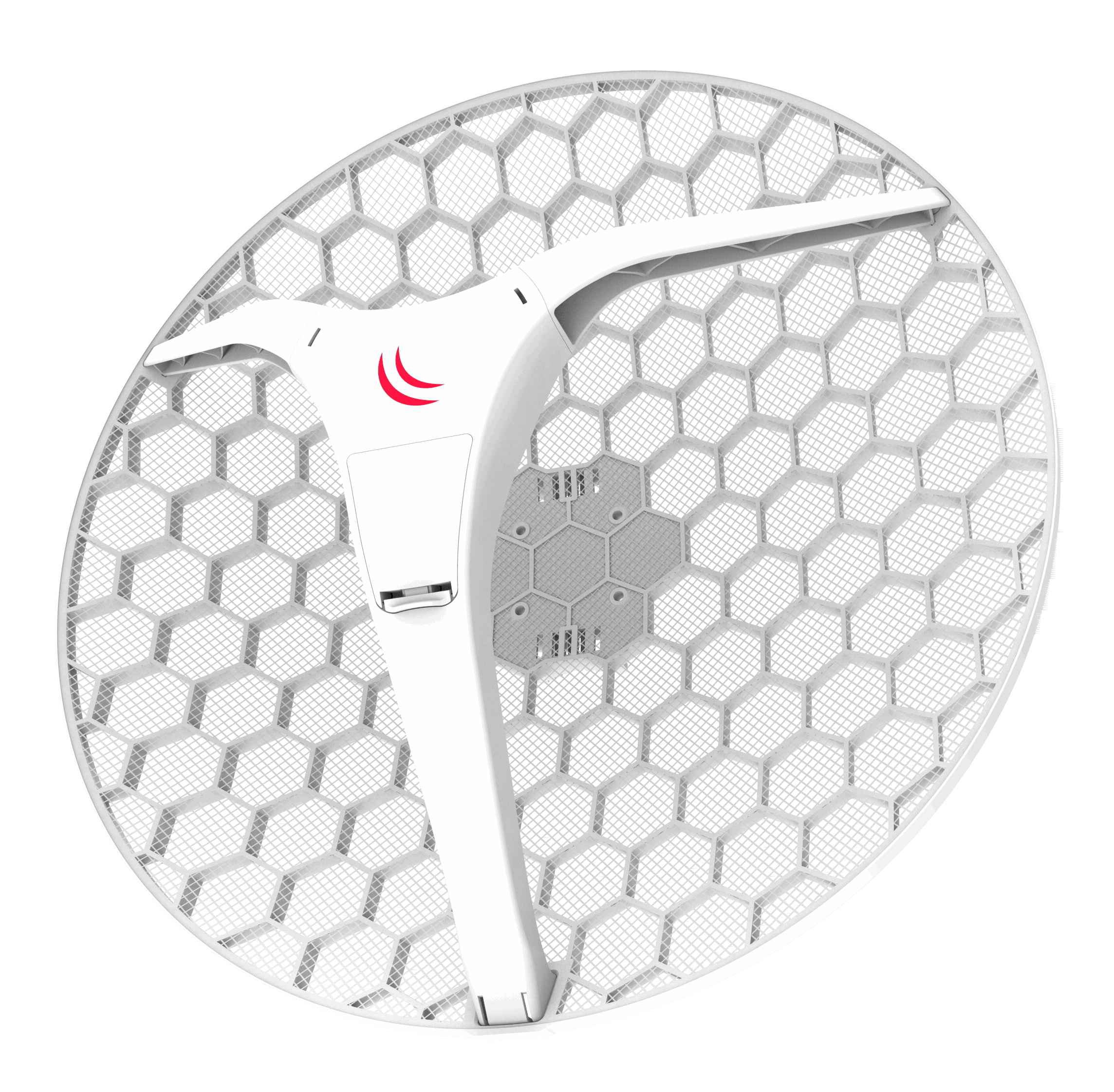 Antena inalámbrica de doble polarización de 21dBi 2.4Ghz para enlaces punto a punto ó CPE – Mikrotik LHG XL 2