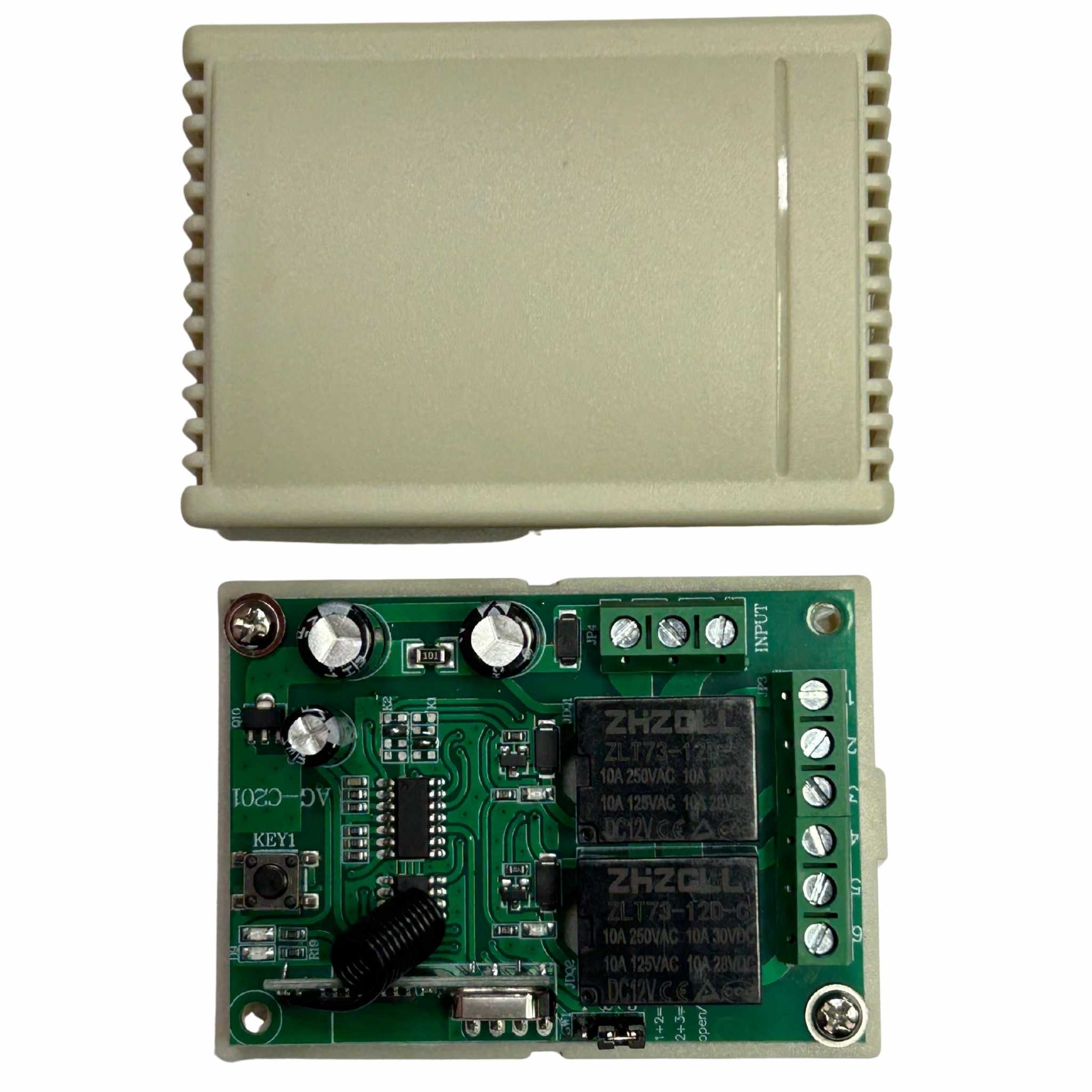 Receptor inalámbrico universal para puertas y portones