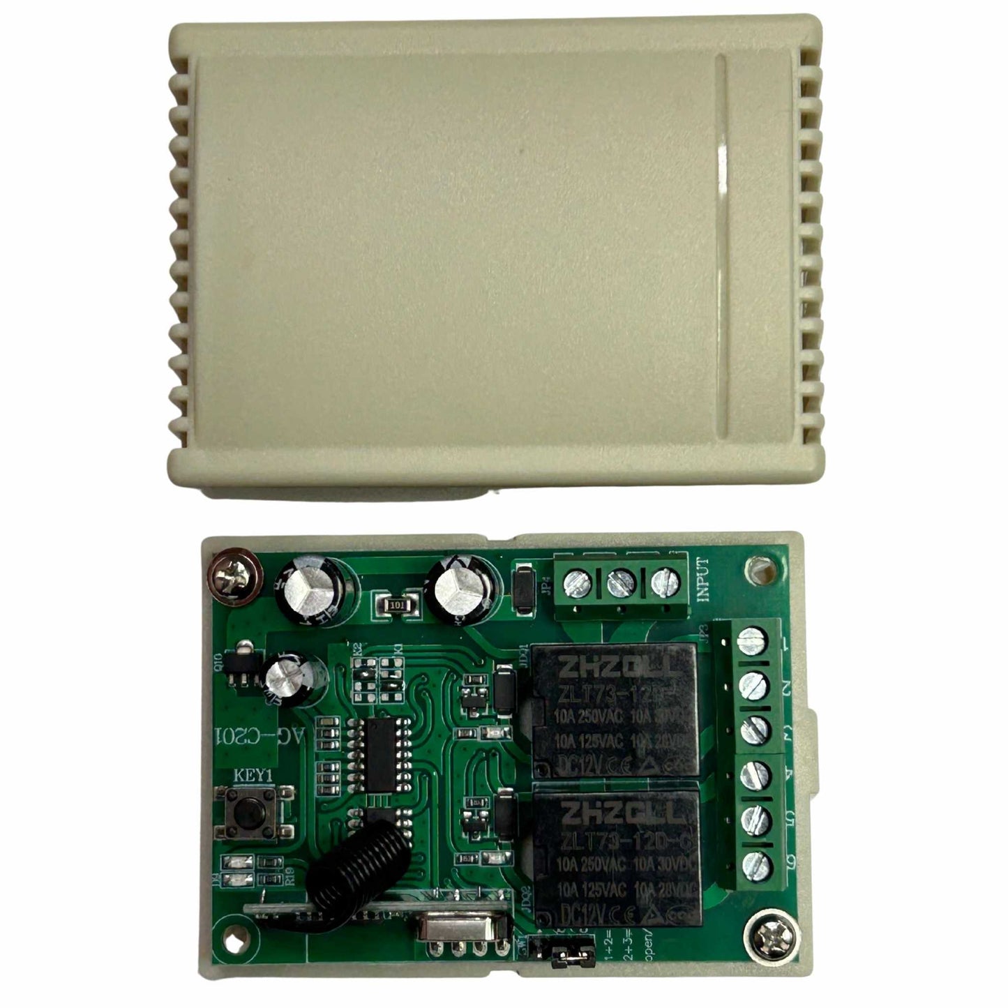 Receptor inalámbrico universal para puertas y portones