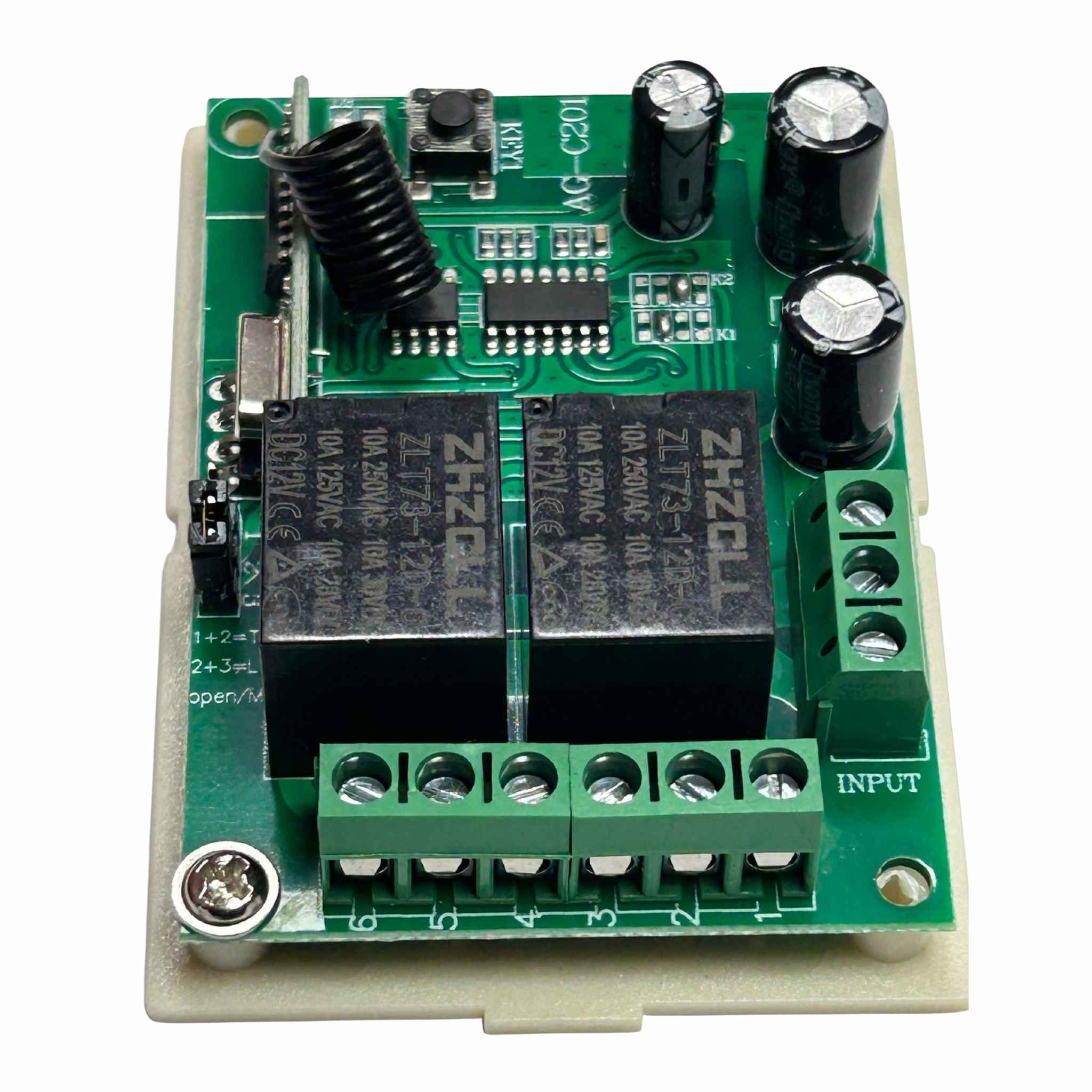 Receptor inalámbrico universal para puertas y portones