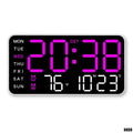 Reloj digital LED de números grandes con alarma, fecha y temperatura – 6659