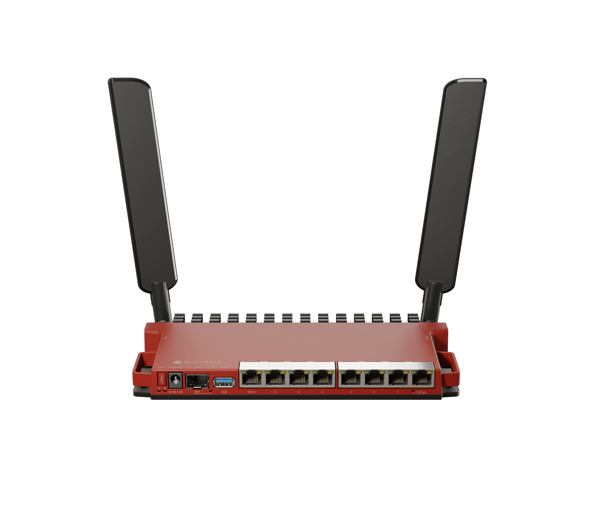 Router inalámbrico Mikrotik L009UiGS-2HaxD-IN con 8 puertos Gigabit y SFP 2.5G - LA CASA DEL TELEFONO