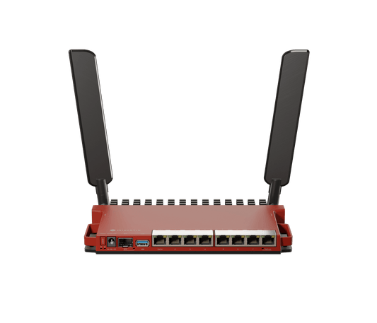 Router inalámbrico Mikrotik L009UiGS-2HaxD-IN con 8 puertos Gigabit y SFP 2.5G - LA CASA DEL TELEFONO