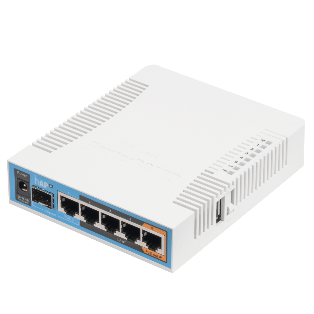 Router Mikrotik inalámbrico doble banda con 5 puertos gigabit RB962UiGS-5HacT2HnT (hAP ac) - LA CASA DEL TELEFONO