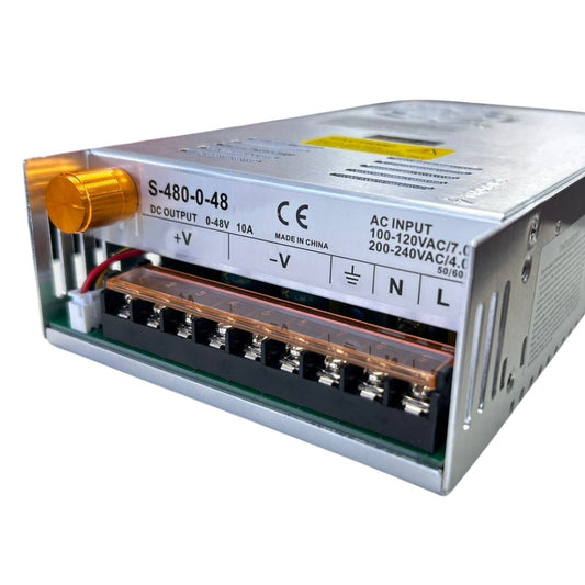 Fuente conmutada 0-48VDC 10A - S-480-0-48