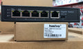 Extensor PoE / Switch gigabit de 4 puertos hasivo S600P-4G-1G-EX-30W