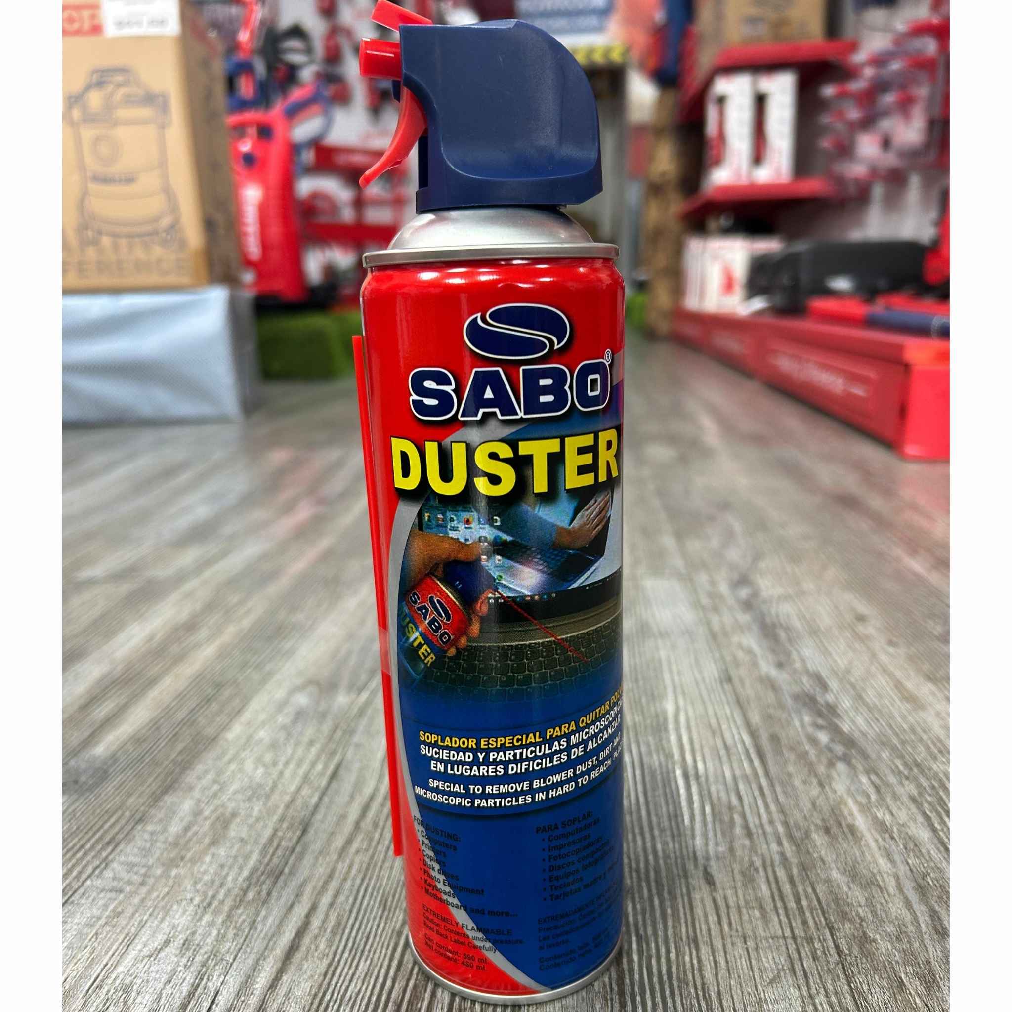 sabo duster aire comprimido lata 590ml limpieza computadoras electronicos panama