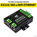 Servidor serial Industrial RS232 RS485 a WiFi Ethernet