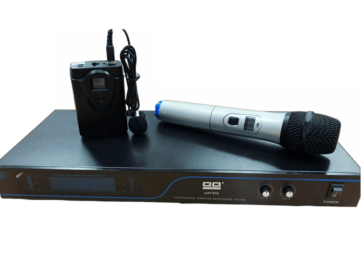 Sistema VHF LHY-510 de micrófonos inalámbricos con receptor - LA CASA DEL TELEFONO