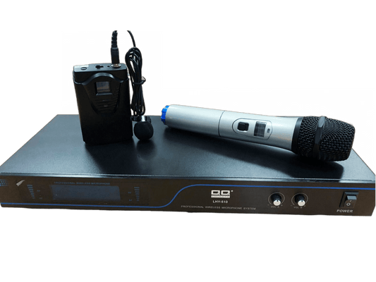 Sistema VHF LHY-510 de micrófonos inalámbricos con receptor - LA CASA DEL TELEFONO