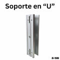 Soporte en U para cerradura magnética 300 libras para puerta de vidrio