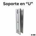 Soporte en U para cerradura magnética 300 libras para puerta de vidrio