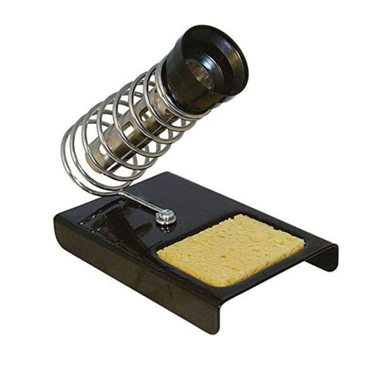 Soporte de metal para cautín o soldador con esponja Miyako HH-2