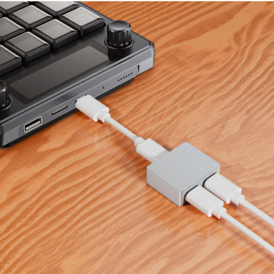 splitter USB C poder datos Waveshare 33502 