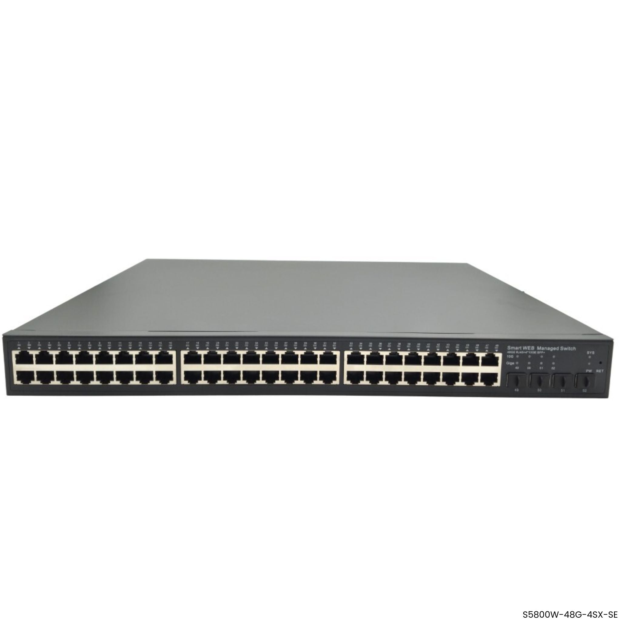 Switch administrable Gigabit Hasivo S5800W-48G-4SX-SE para redes
