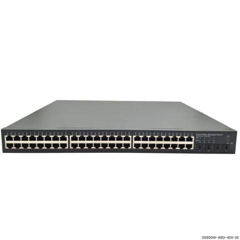 Switch administrable Gigabit Hasivo S5800W-48G-4SX-SE para redes