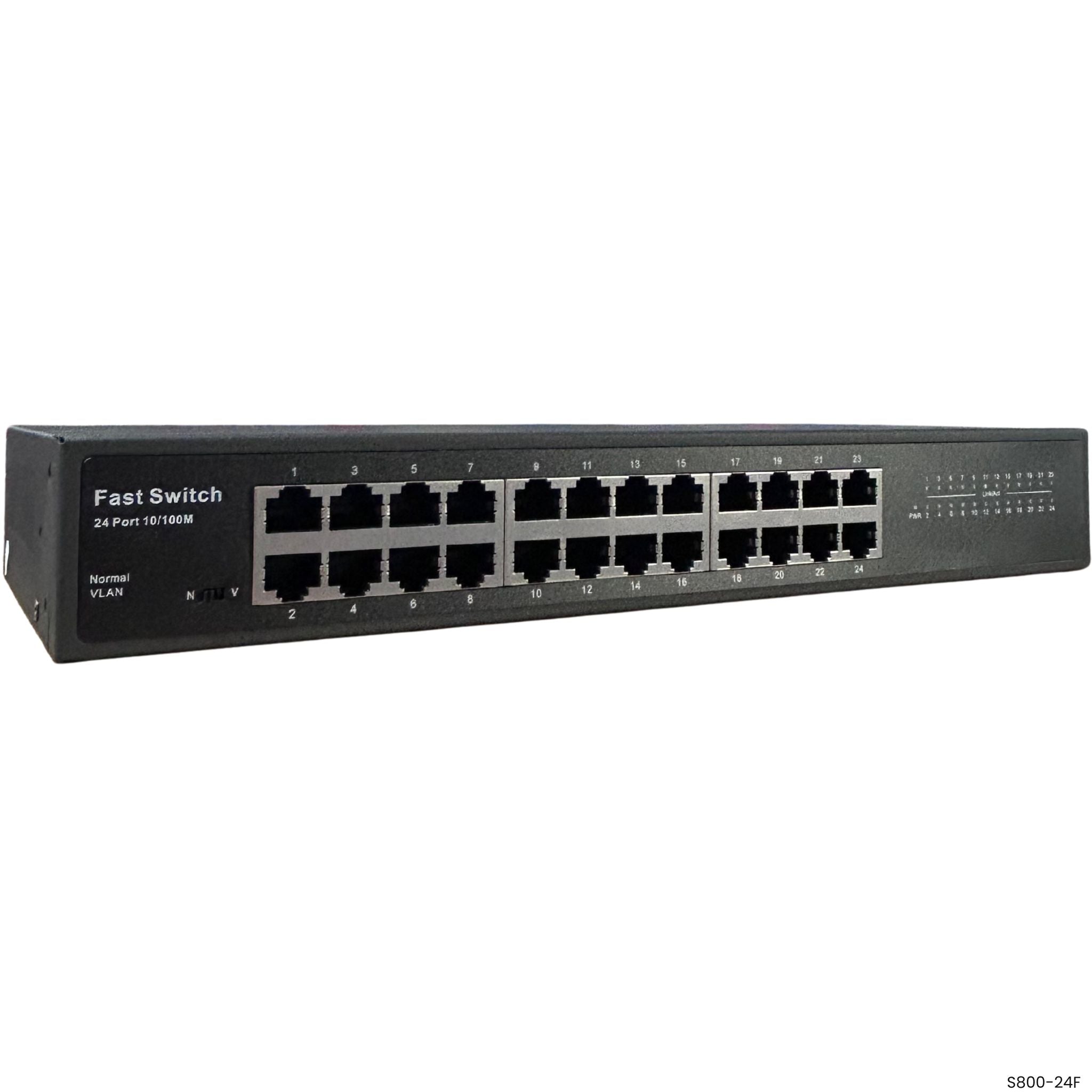 Switch Fast Ethernet 24 puertos Hasivo S800-24F para oficina
