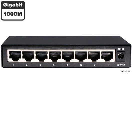 Switch Gigabit 8 Puertos Hasivo S800-8GV - LA CASA DEL TELEFONO