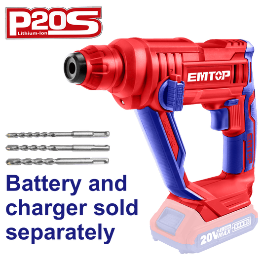 Taladro rotomartillo 20V SDS quick de 900rpm 1.5J - LA CASA DEL TELEFONO
