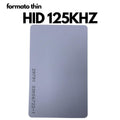 Tarjeta HID delgada 125 kHz 26 Bits (Código 137)