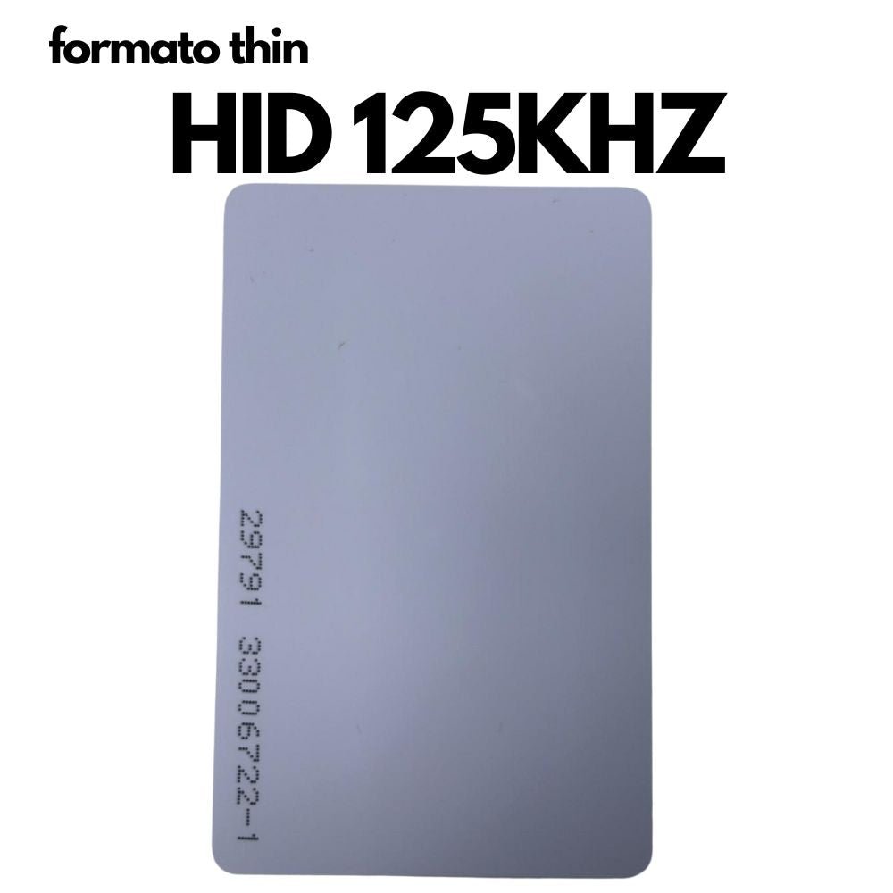 Tarjeta HID delgada 125 kHz 26 Bits (Código 137) - LA CASA DEL TELEFONO