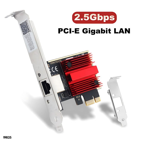 Tarjeta de red PCI-E RJ45 de 2.5Gbps
