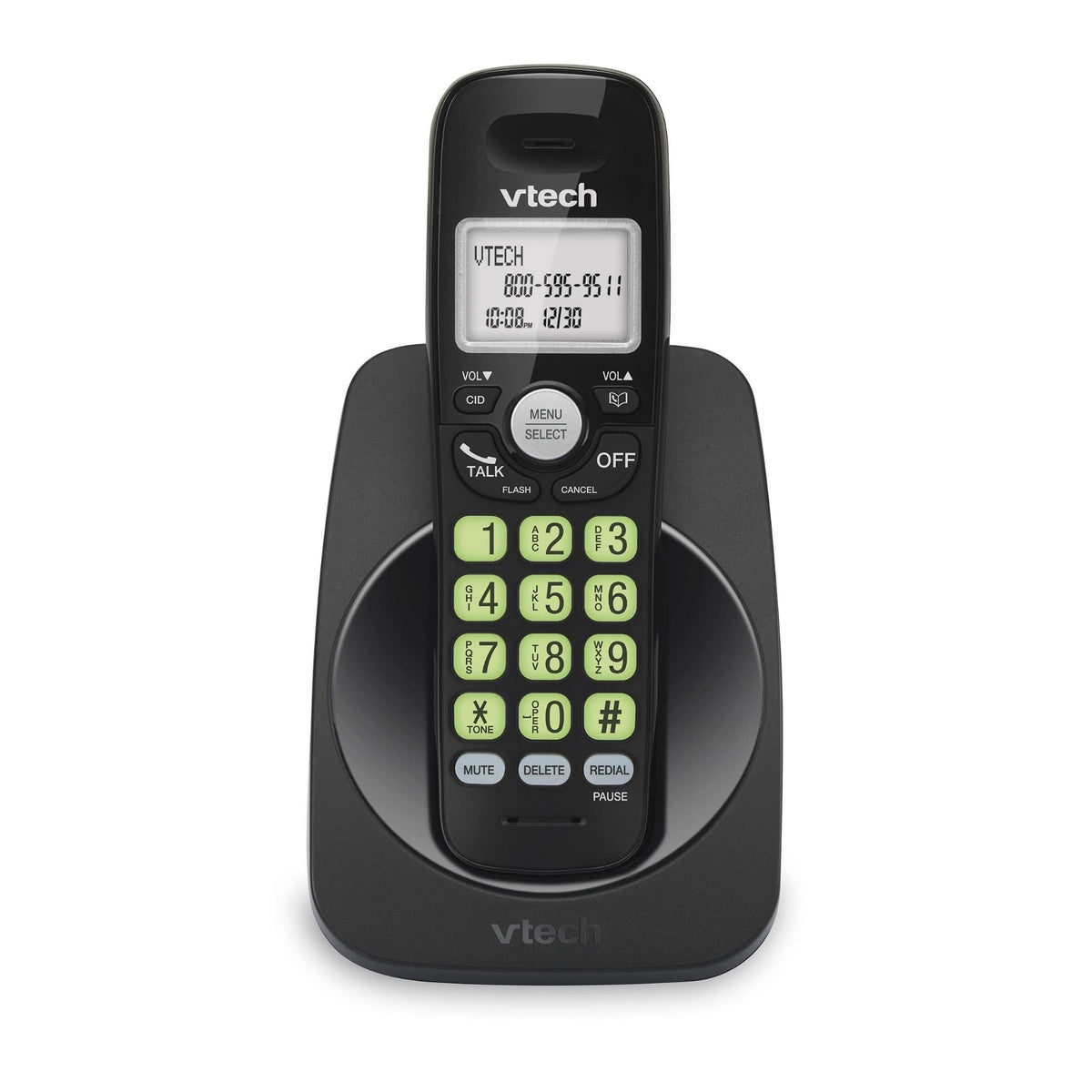 Teléfono Inalámbrico negro VTech VG131-11 - LA CASA DEL TELEFONO