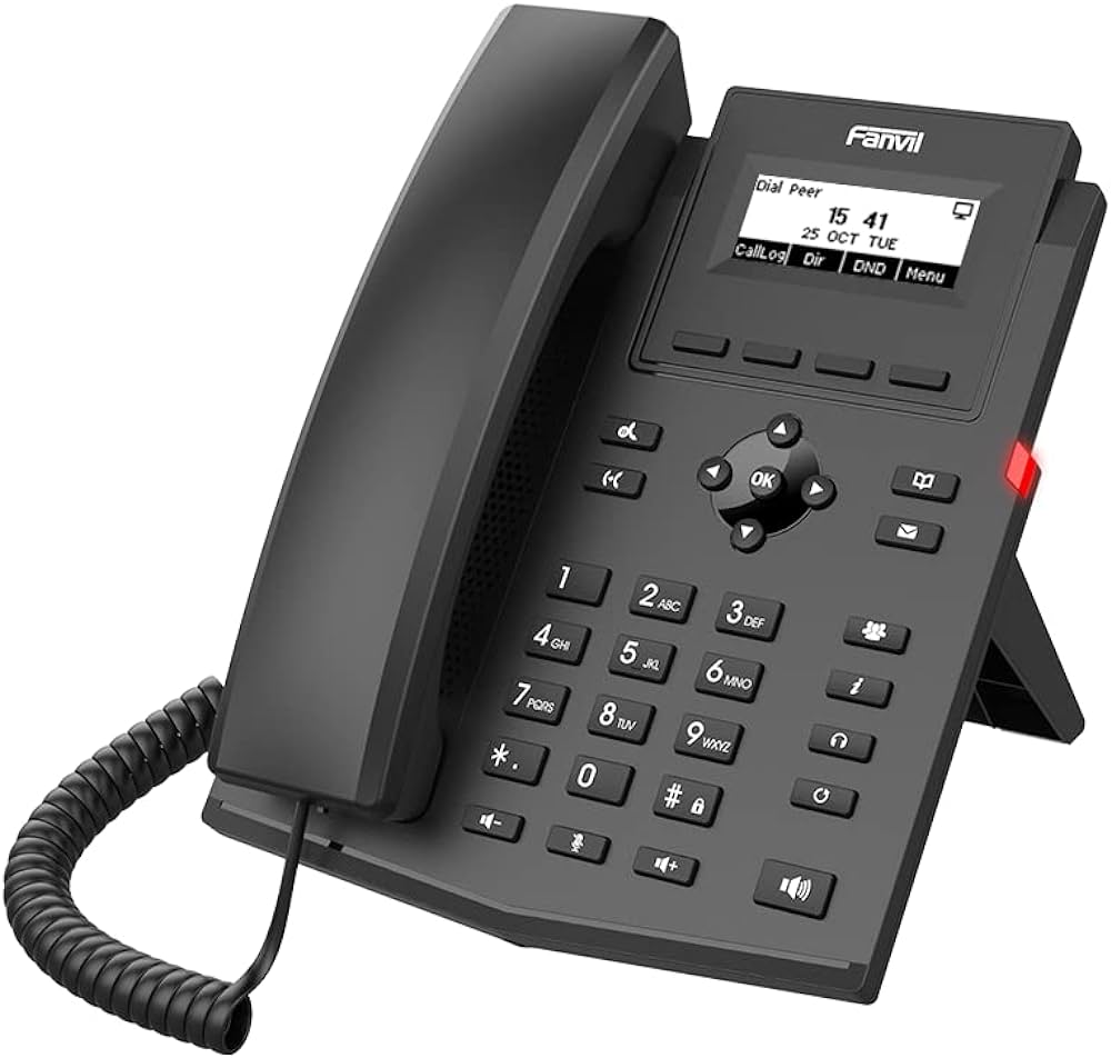 Teléfono IP de 2 cuentas SIP, PoE Fanvil X301G - LA CASA DEL TELEFONO