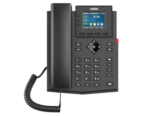 Teléfono IP de 4 cuentas SIP, PoE Fanvil X303G - LA CASA DEL TELEFONO