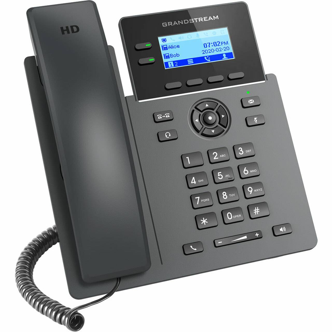 Teléfono IP Wi-Fi 6 doble banda Grandstream GRP2602W 2 líneas 4 cuentas SIP