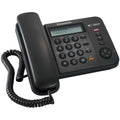 Teléfono Panasonic KX-TS580 con pantalla, altavoz y directorio telefónico
