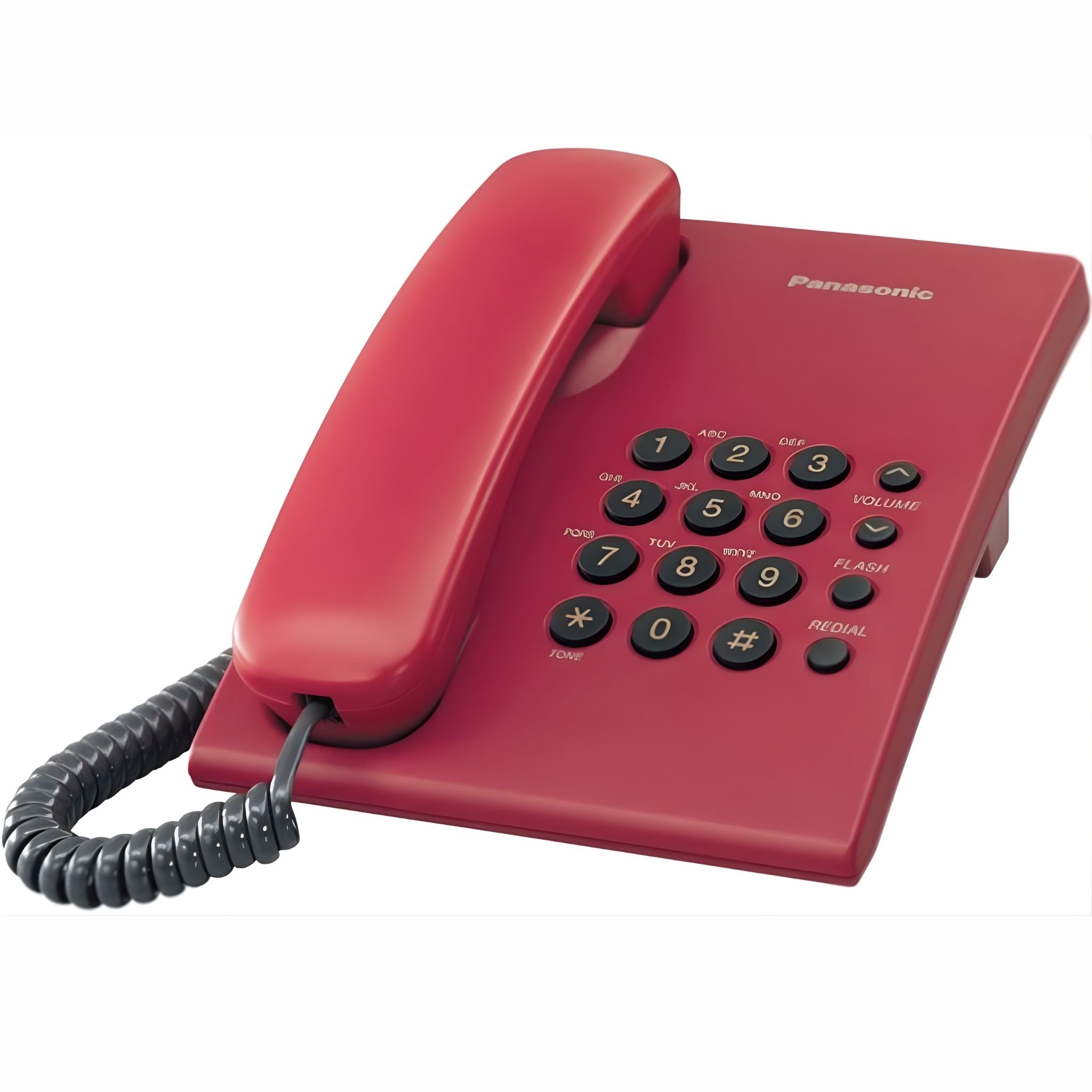 Teléfono fijo de mesa Panasonic KX-TS500 rojo