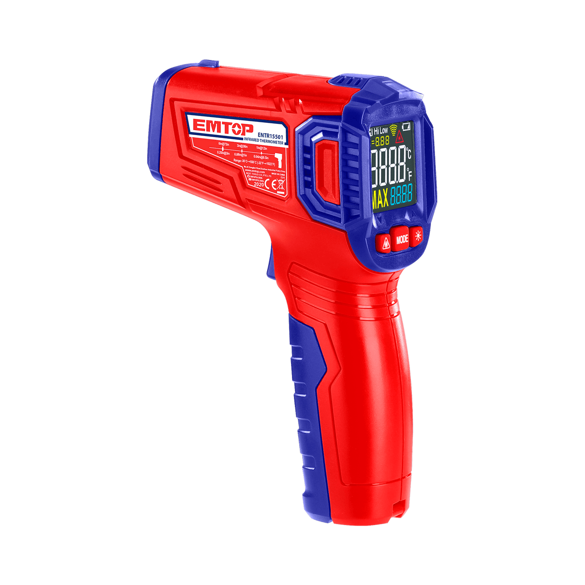 Termómetro Digital Infrarrojo –30°C a 550°C | Precisión para Cocina, Industria y Automotriz - LA CASA DEL TELEFONO