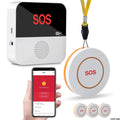 Timbre Emergencia Enfermera WiFi Tuya SOS 4 Botones Beeper inteligente