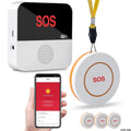 Timbre Emergencia Enfermera WiFi Tuya SOS 4 Botones Beeper inteligente