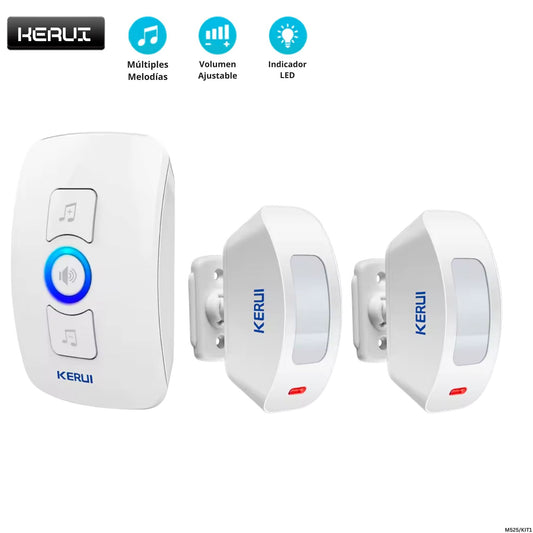 Timbre inalámbrico KERUI M525 con sensor de movimiento PIR 