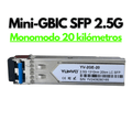 Transceptor Mini GBIC SFP LC 2.5G Dúplex 1310nm 20 kilómetros